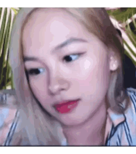 Close Up of Blonde Woman's Face