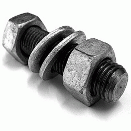 Close Up Of Bolt And Nut GIF
