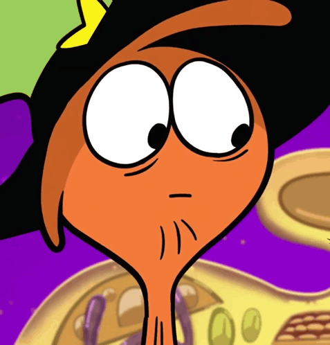 Close Up Of Cartoon Character Face GIF