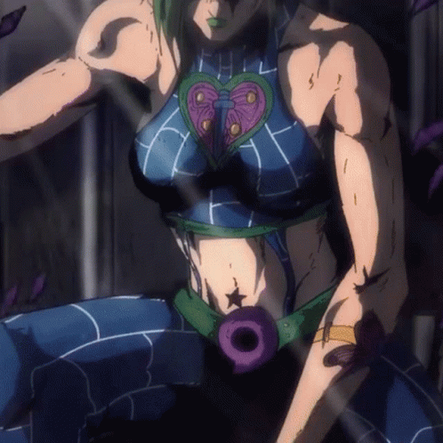 Close Up of Cartoon Character With Purple Heart