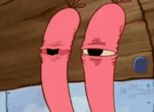 Close Up Of Cartoon Eyes And Legs GIF