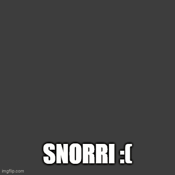 Close Up of Cat Saying Snorri