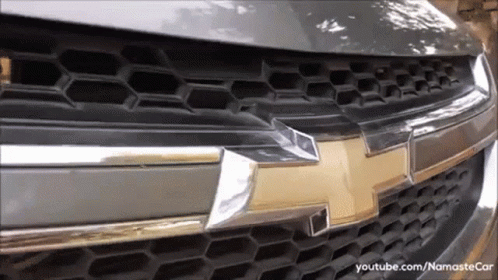 Close Up of Chevrolet Grille With Youtube.com/Namastecar