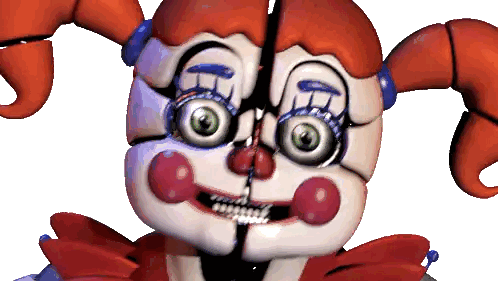 Close Up of Clown's Face