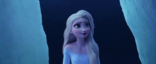 Close Up of Elsa From Frozen Looking Up