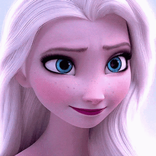Close Up of Elsa from Frozen