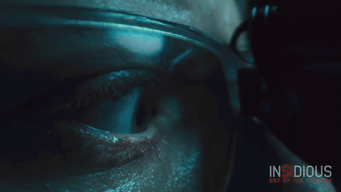 Close Up of Eye Saying Insidious