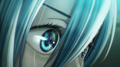 Close Up of Eye With Blue Pupil