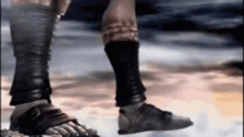 Close Up of Feet in Sandals