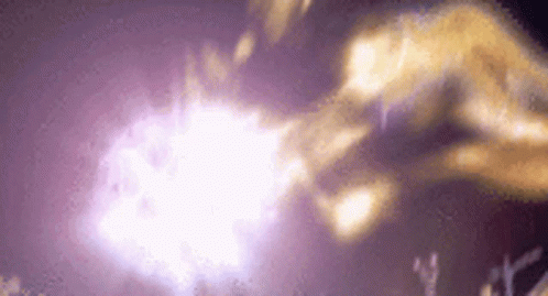 Close Up of Fireball Flying Through Air