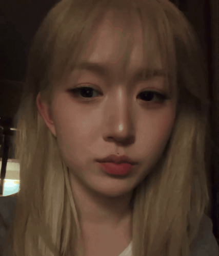 Close Up Of Girl With Blonde Hair GIF