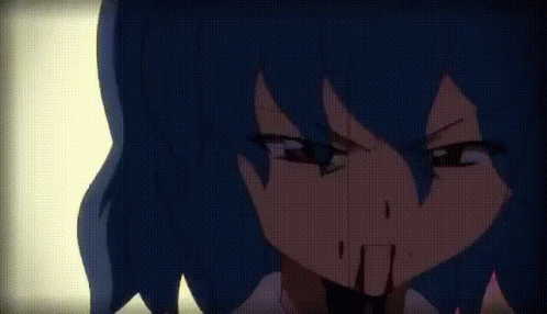 Close Up Of Girl With Blood On Face GIF