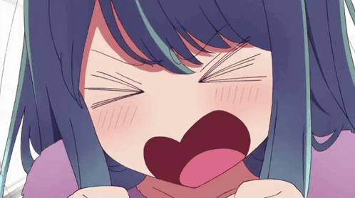 Close Up of Girl With Mouth Open
