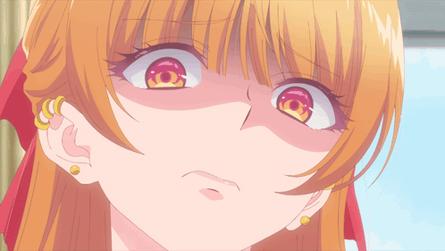 Close Up of Girl With Red Eyes