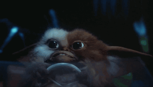 Close Up of Gremlin with Light