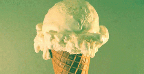 Close Up of Ice Cream Cone