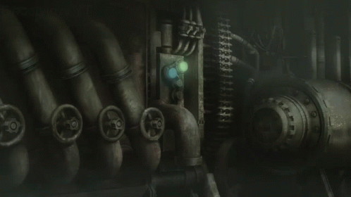 Close Up Of Knife Blade In Dark Room GIF
