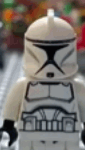 Close Up of Lego Stormtrooper from Star Wars
