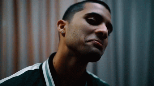 Close Up Of Man Face And Neck GIF