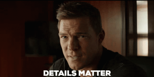 Close Up Of Man's Face Details Matter GIF
