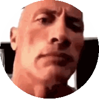 Close Up of Man's Face in Circle