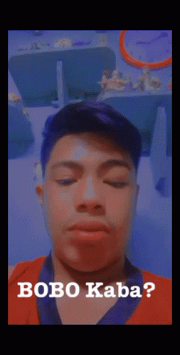 Close Up of Man's Face Saying Bobo Kaba