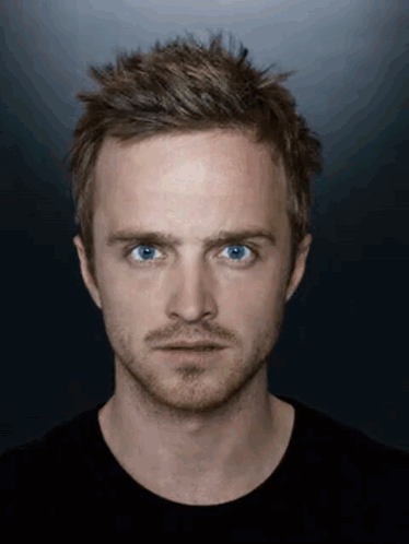 Close Up Of Man's Face With Blue Eyes And Beard GIF