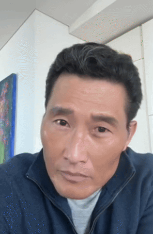 Close Up Of Man's Face With Eyes Closed GIF