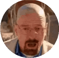 Close Up of Man's Face with Glasses and Beard