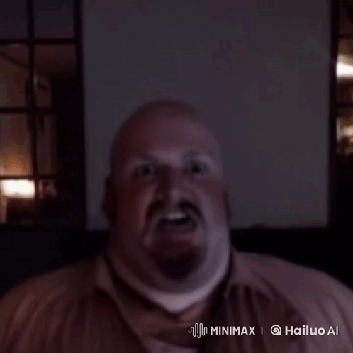 Close Up of Man's Face with Hailuo Ai
