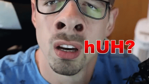 Close Up of Man's Face With Huh in Red