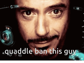 Close Up of Man's Face with Quadrile Ban This Guy