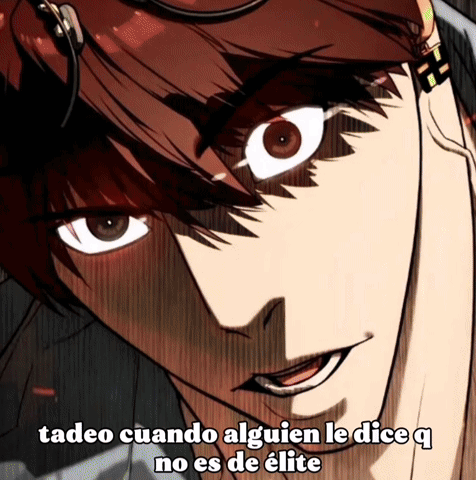 Close Up of Man's Face With Spanish Caption