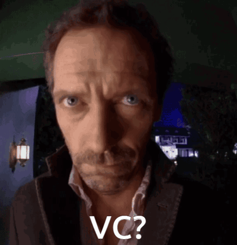 Close Up of Man's Face with VC
