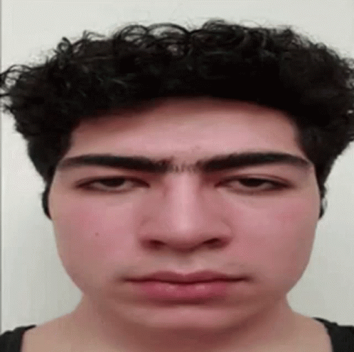 Close Up of Man's Serious Face