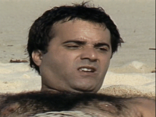 Close Up of Man's Serious Face