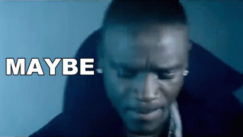Close Up Of Man Saying Maybe GIF