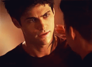 Close-Up of Man Touching Another Man's Face
