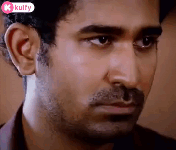 Close Up Of Man With Beard And Mustache GIF