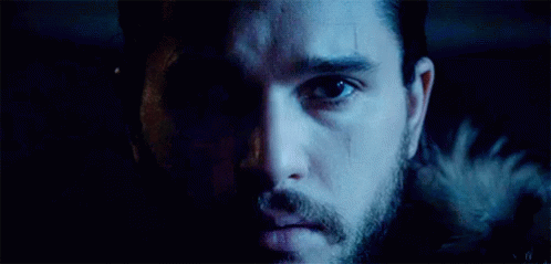Close Up of Man With Beard and Tear