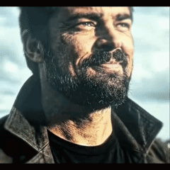 Close Up of Man With Beard in Leather Jacket