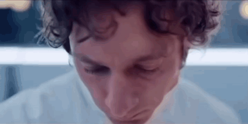 Close Up of Man with Eyes Closed