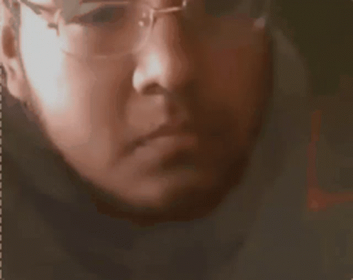 Close Up Of Man With Glasses GIF
