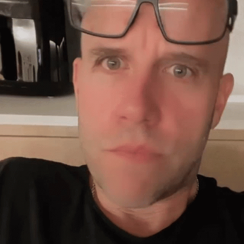 Close Up of Man with Glasses