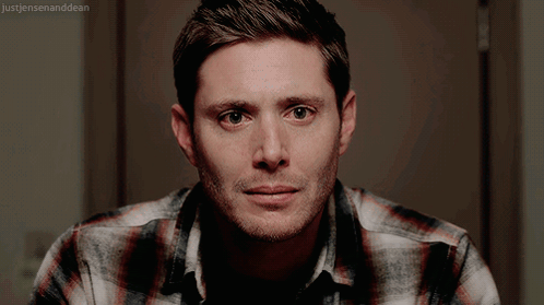 Close Up Of Man With Just Jensen And Dean GIF