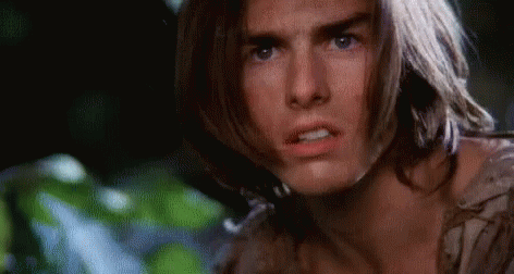 Close Up of Man With Long Hair and Serious Look