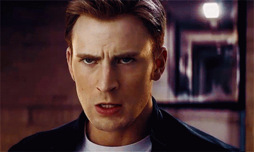 Close Up of Man With Serious Expression