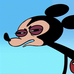 Close Up of Mickey Mouse