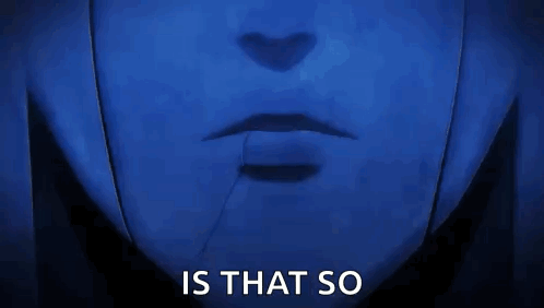 Close Up of Mouth Saying Is That So