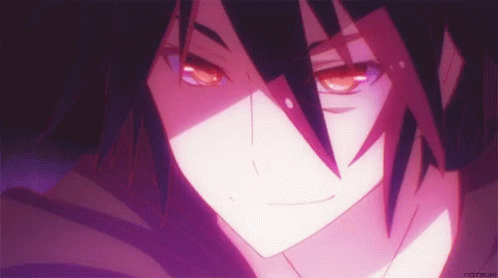 Close Up Of Person Face With Purple Eyes GIF